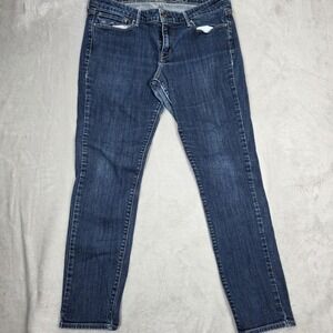 Levis Jeans Womens 32 Skinny Blue Denim Slight‎ Curve Stretch Classic Fit